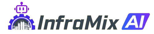InfraMix AI Logo – Ready Mix Concrete (RMC) Management Software
